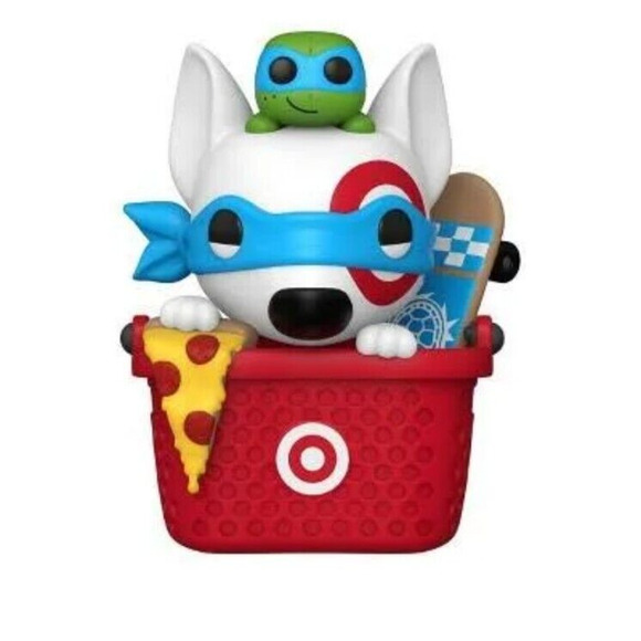 Funko POP! Ad Icons 242 Target Bullseye in Ninja Mask Leonardo NEW! - Picture 2 of 3